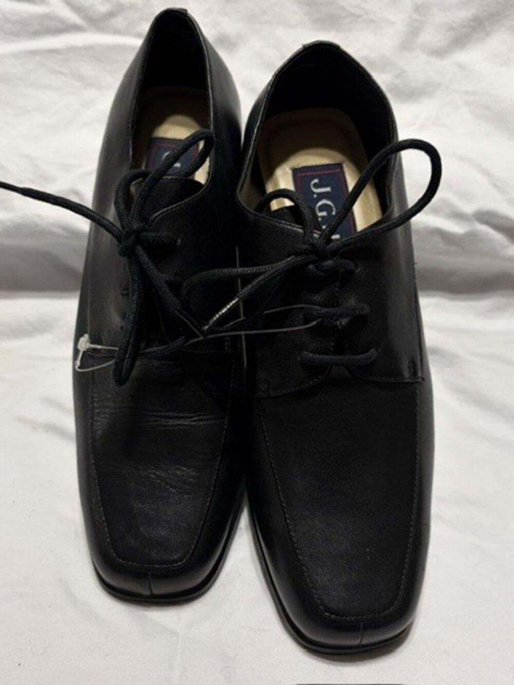 New J.G. Hook Leather Black Shoes "Vintage Schoolgirl" Sz 7M